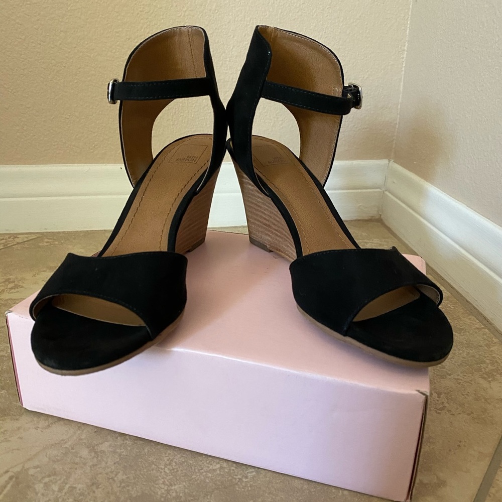 Black wedges for sale